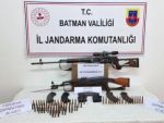Batmanda uzun namlulu silah ve mühimmat ele geçirildi