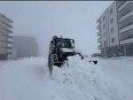 Şırnakta kar nedeniyle ilçeler arası yol kapandı